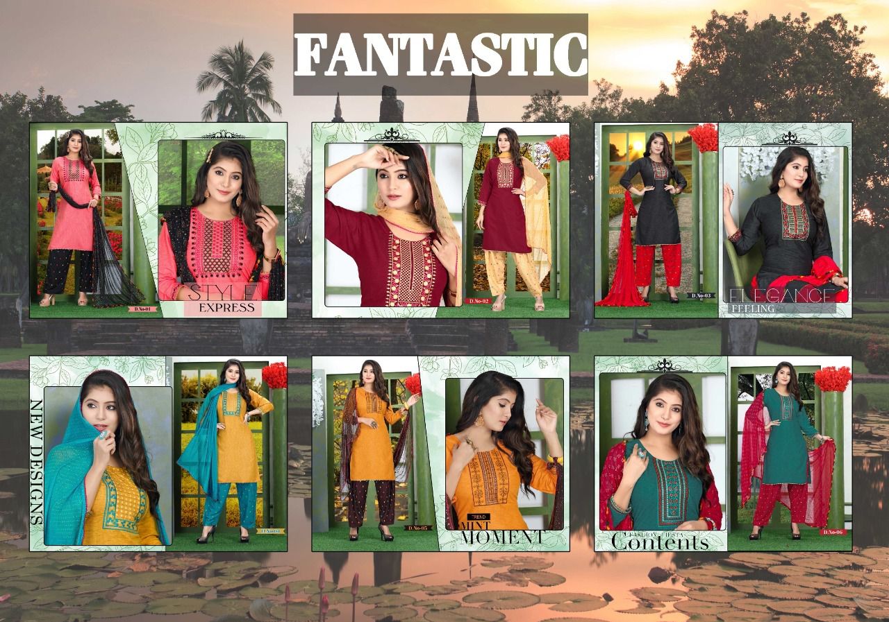 Beauty Queen Fantastic Festive Wear Rayon Fancy Ready Made Collection
